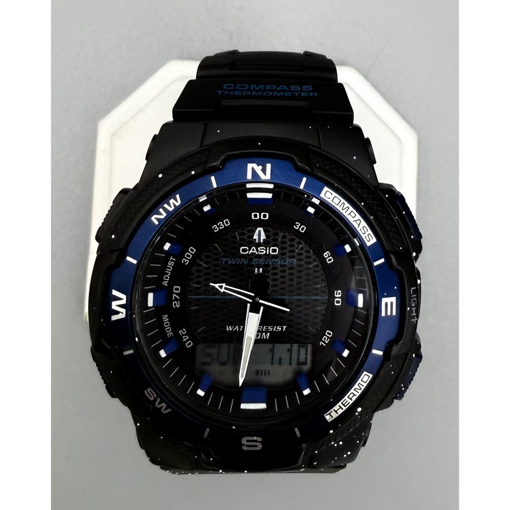 Casio SGW-500H-2BV Twin Sensor Compass Thermometer Ana-Digi Watch 100M